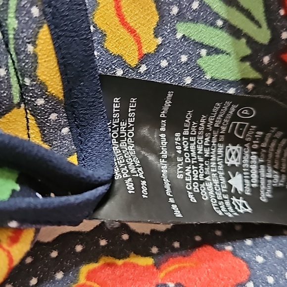 Tory Burch Floral Grotto Wrap Dress Size 8 - Picture 8 of 8